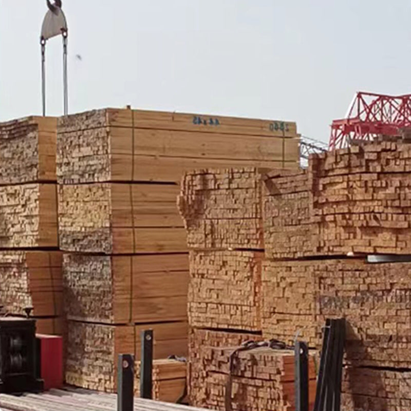 BowLift | Tradition wood tile wire-brushed square engineered wood for patio garden