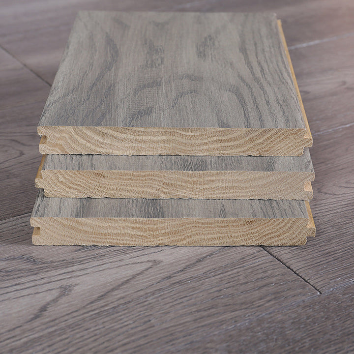 BowLift | Tradition Wood Tile Wire Brushed Rectangle Oak Wood for Living Room