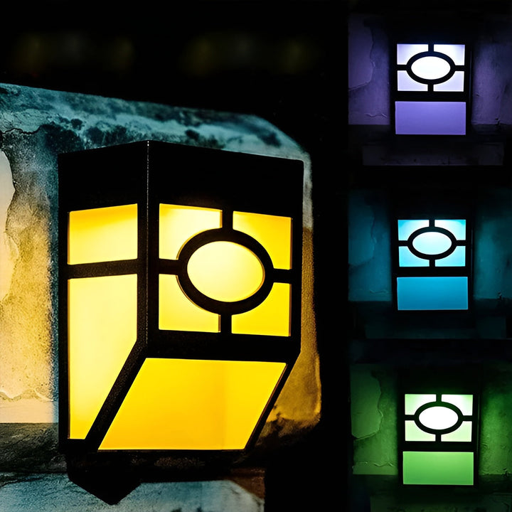 Solar LED Wall Light – Energy Saving and Weatherproof | 2-Pack for Outdoor Use | Bowlift