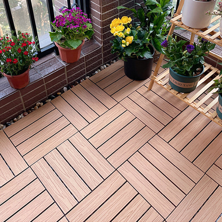 BowLift | Corrosion-resistant Wood Floor Modern Style Square Outdoor Wood Floor