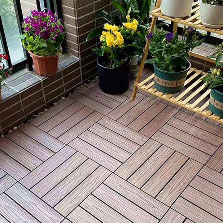 BowLift | Corrosion-resistant Wood Floor Modern Style Square Outdoor Wood Floor