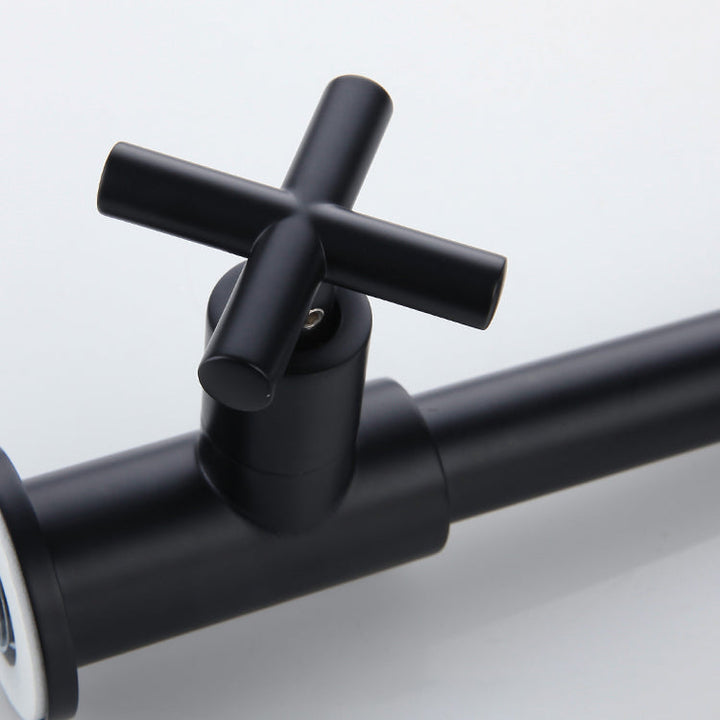 BowLift | Widely used wall-mounted bathroom sink faucet cross handle low arch faucet