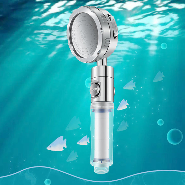 BowLift | Bathroom Shower Head Brass Round Filter Shower Head with Hose