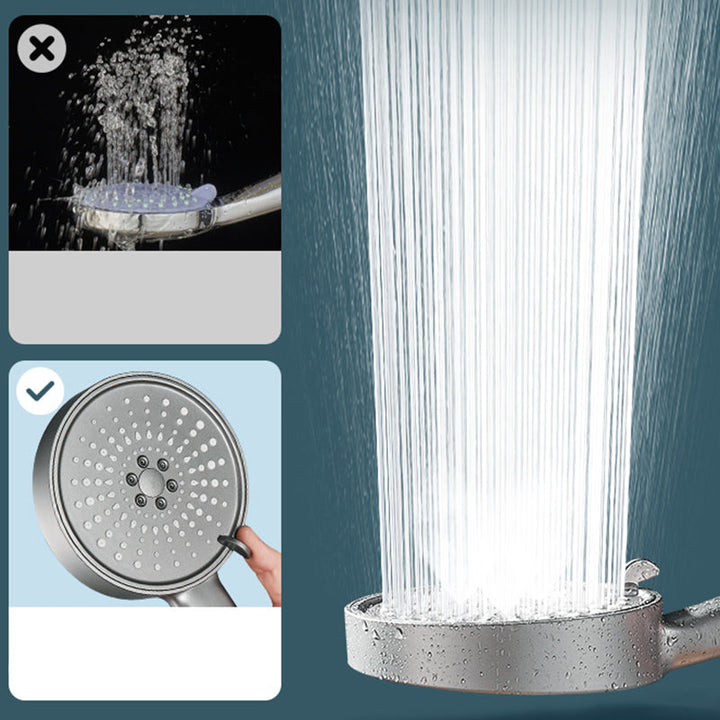 BowLift | Modern Spray Head Round Handheld Water Filtration Shower Head Self-Cleaning
