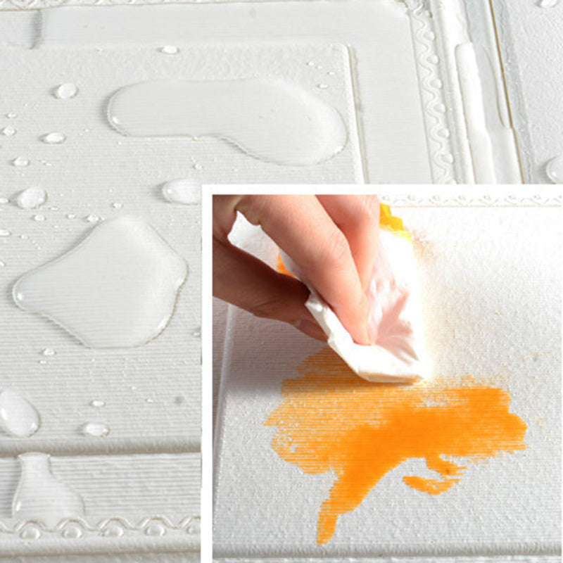 BowLift | Contemporary Wall Shelves 3D Brick Bathroom Wall Panels Set of 2