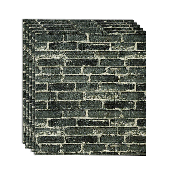 BowLift | Industrial Wall Panel 3D Brick Wall Panels Waterproof Stickers Wall Tiles Set of 10