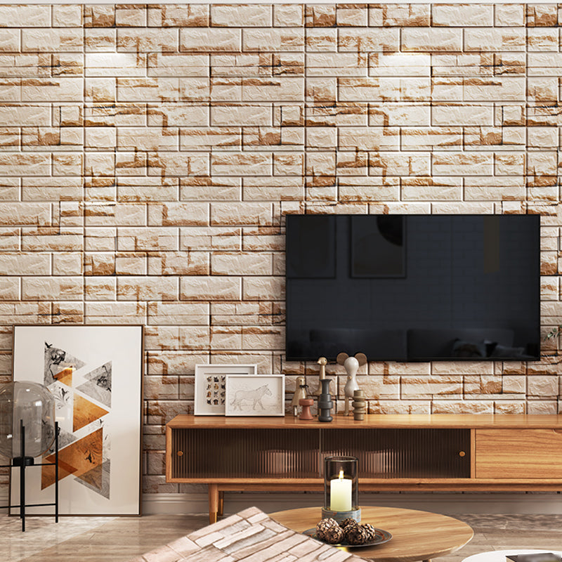 BowLift | Industrial Wall Panel 3D Brick Wall Panels Waterproof Stickers Wall Tiles Set of 10