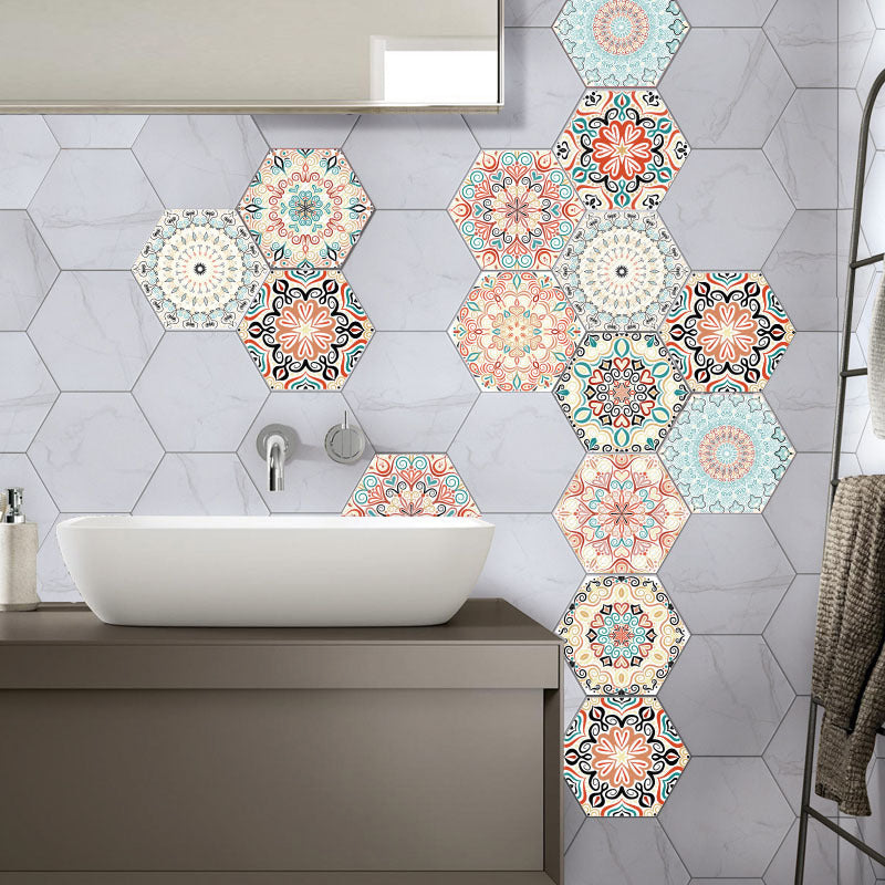 BowLift | Plastic Mosaic Tile Wallpaper Hexagonal for Stick and Remove Back Wall Tile