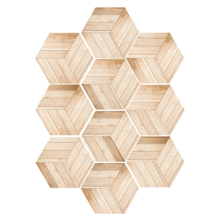 BowLift | Plastic Mosaic Tile Wallpaper Hexagonal for Stick and Remove Back Wall Tile