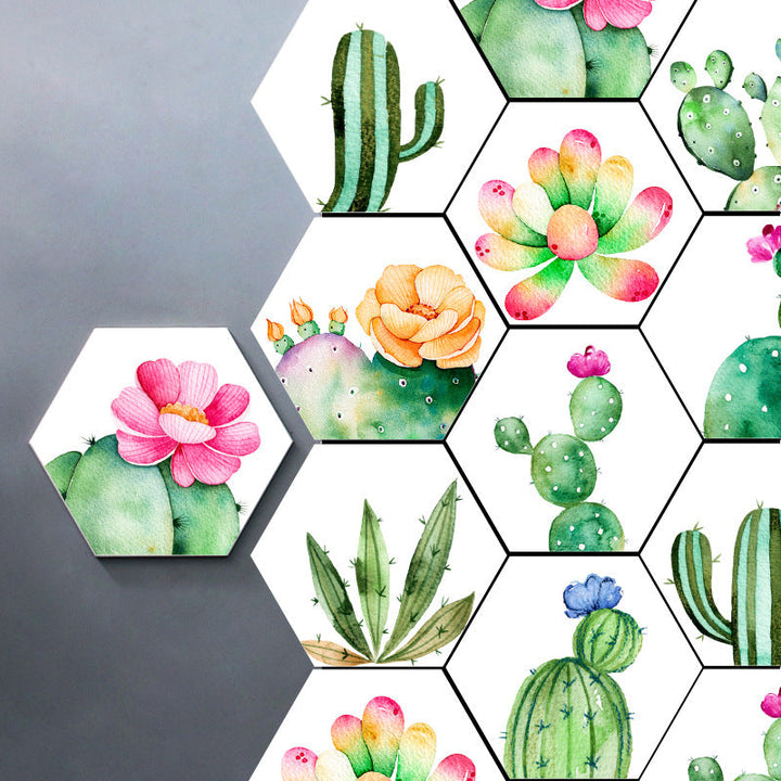 BowLift | Plastic Mosaic Tile Wallpaper Hexagonal for Stick and Remove Back Wall Tile