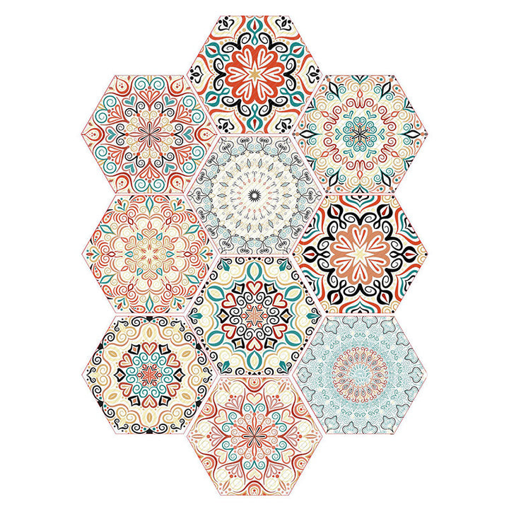 BowLift | Plastic Mosaic Tile Wallpaper Hexagonal for Stick and Remove Back Wall Tile