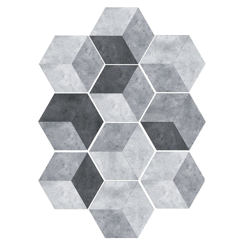 BowLift | Plastic Mosaic Tile Wallpaper Hexagonal for Stick and Remove Back Wall Tile