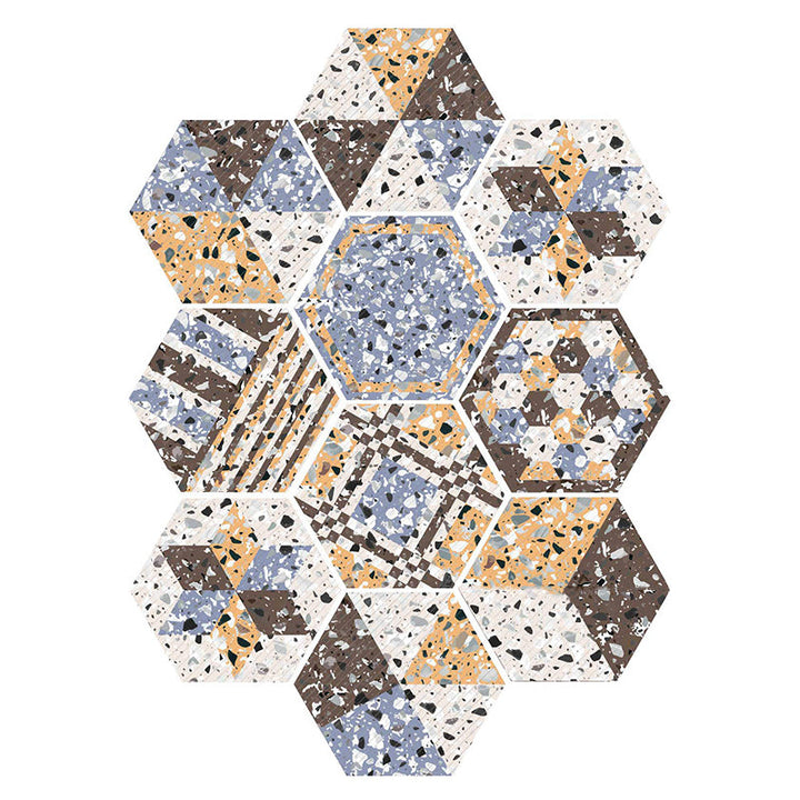 BowLift | Plastic Mosaic Tile Wallpaper Hexagonal for Stick and Remove Back Wall Tile