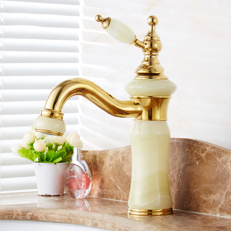 BowLift | Glam Basin faucet Lever handle Low arch basin faucet Bathroom faucet