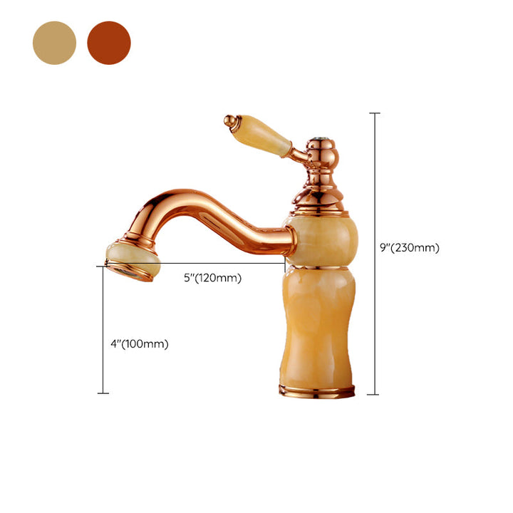 BowLift | Glam Basin faucet Lever handle Low arch basin faucet Bathroom faucet