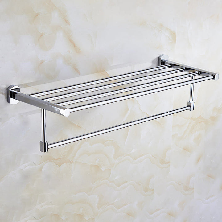 BowLift | Modern bathroom accessory set Stainless steel bathroom shelf Towel holder Bathroom accessory set