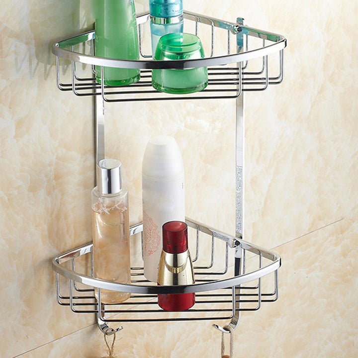 BowLift | Modern bathroom accessory set Stainless steel bathroom shelf Towel holder Bathroom accessory set
