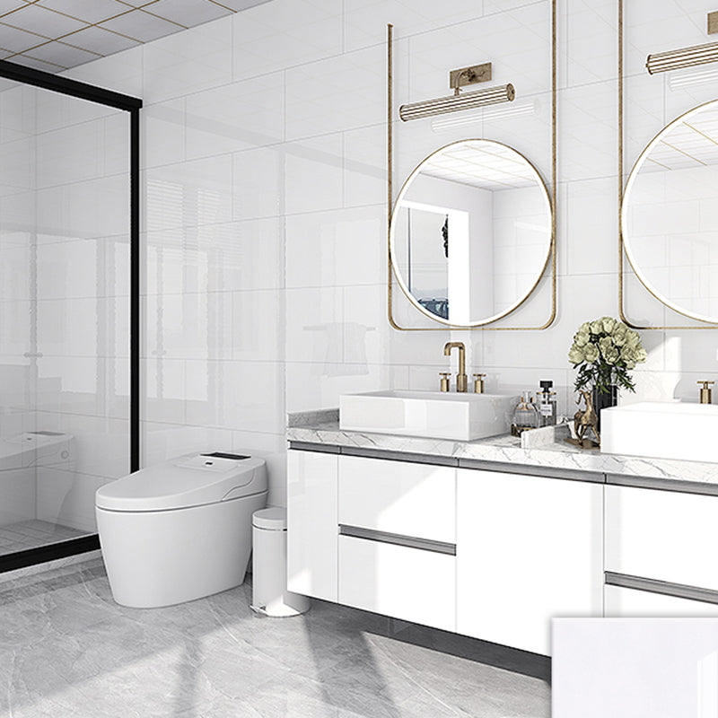 BowLift | Rectangular Marble Peel & Stick Tile Stain Resistant Single Tile for Bathroom Backsplash