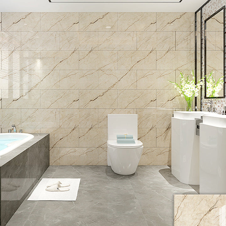 BowLift | Rectangular Marble Peel & Stick Tile Stain Resistant Single Tile for Bathroom Backsplash