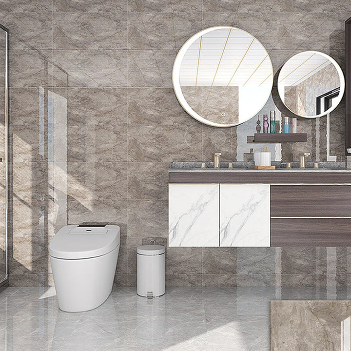 BowLift | Rectangular Marble Peel & Stick Tile Stain Resistant Single Tile for Bathroom Backsplash