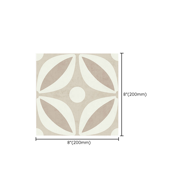 BowLift | Square Stain-Resistant Peel & Stick Tile with Pattern Single Tile for Splash Wall