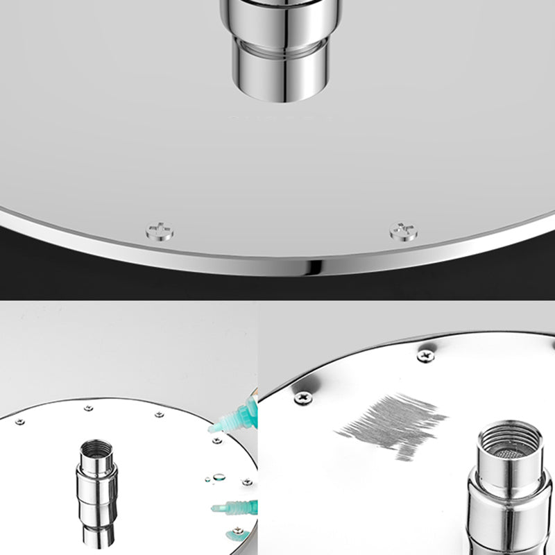 BowLift | Solid square showerhead Standard spray pattern Large showerhead