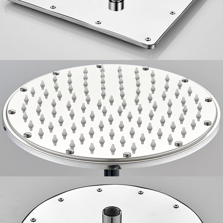 BowLift | Solid square showerhead Standard spray pattern Large showerhead