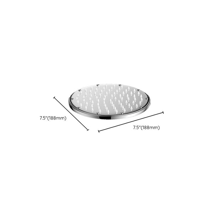 BowLift | Solid square showerhead Standard spray pattern Large showerhead