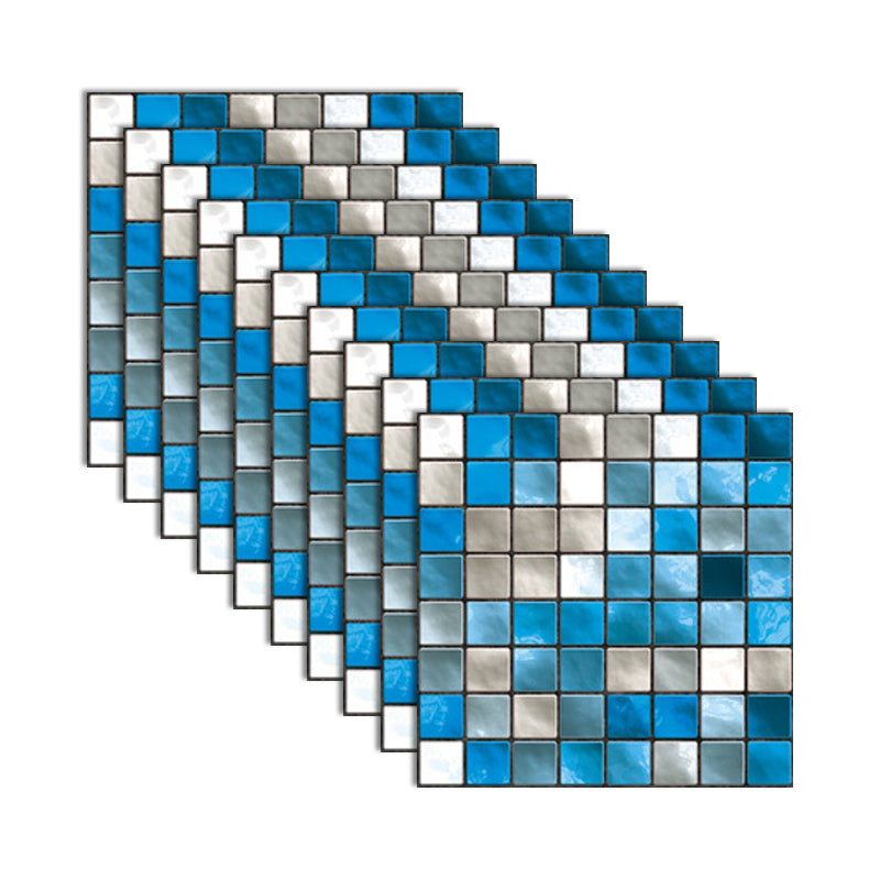 BowLift | Square Peel and Stick Tile Grid Mosaic Tiles Interior Wallpaper