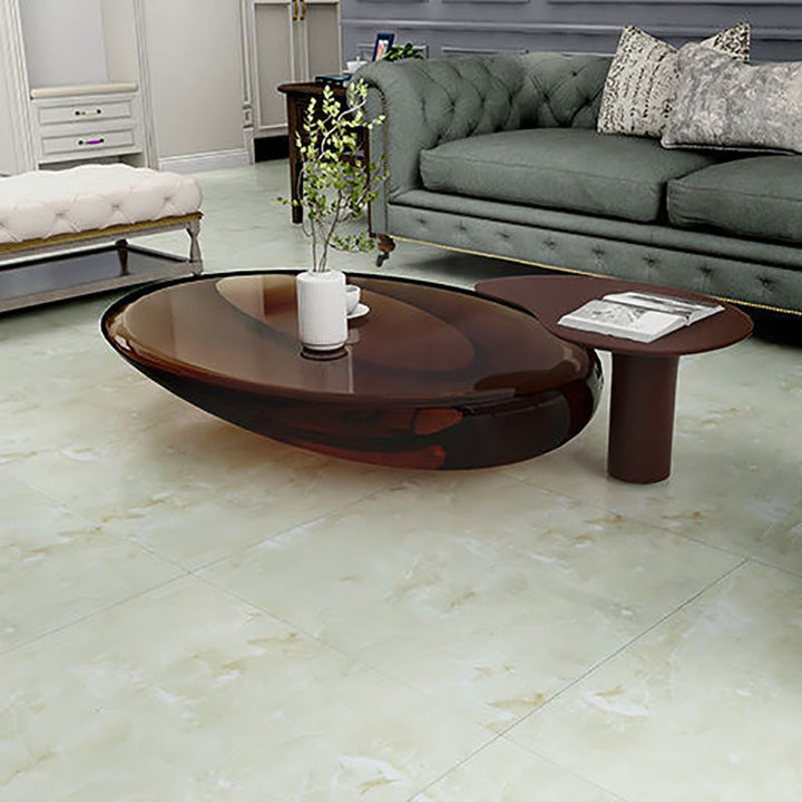 BowLift | Modern Indoor Vinyl Flooring Marble Print Square PVC Vinyl Flooring