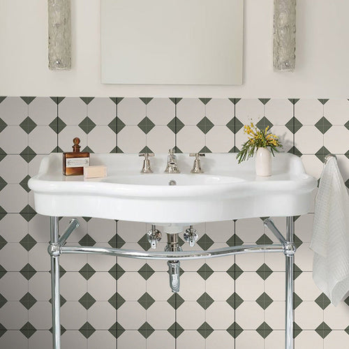 BowLift | Square Peel & Stick Tile with Pattern Waterproof Tile for Splash Wall