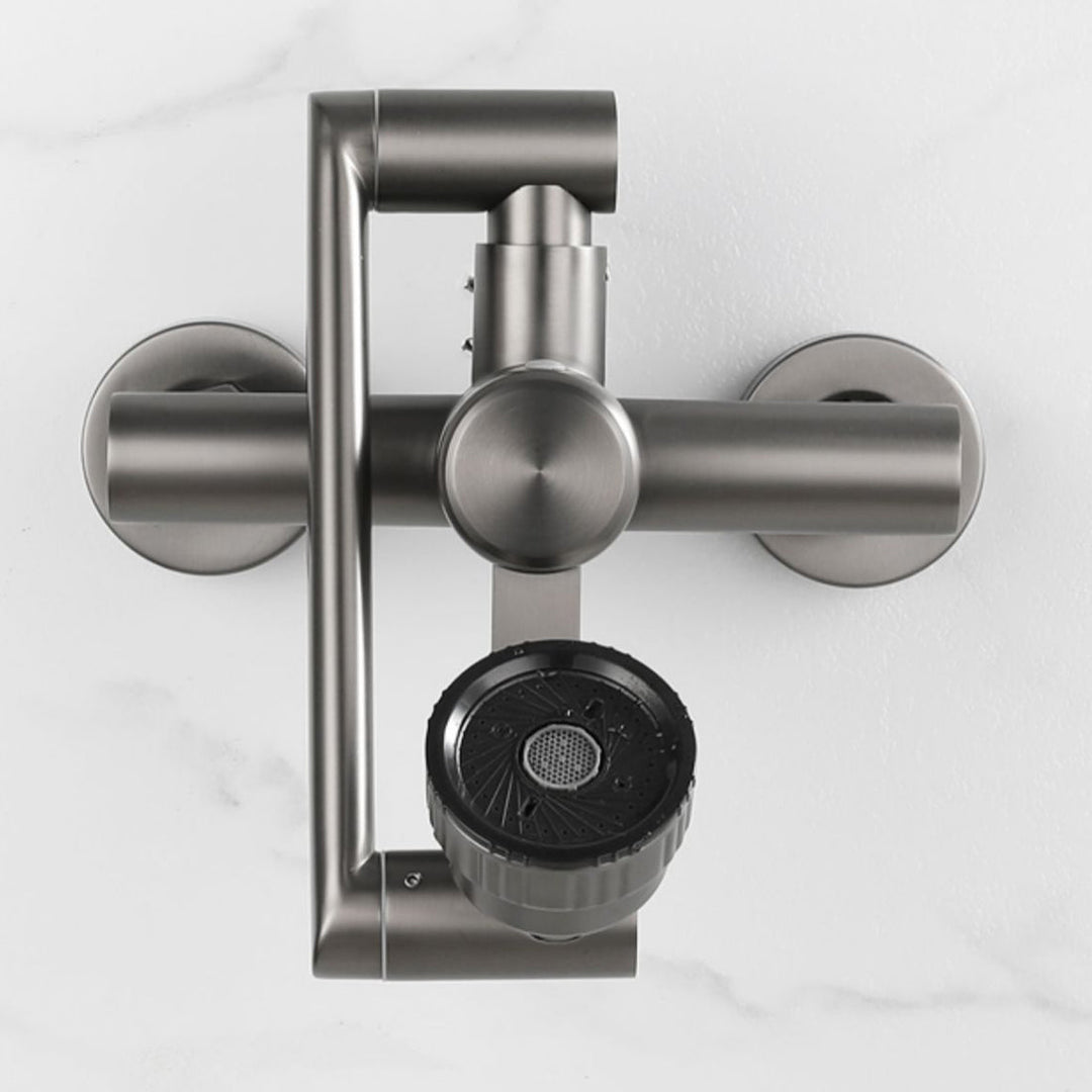 BowLift | Modern Wall-Mount Kitchen Faucet Single Handle Faucet in Chrome