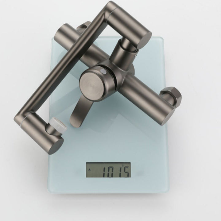 BowLift | Modern Wall-Mount Kitchen Faucet Single Handle Faucet in Chrome