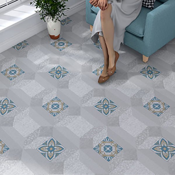BowLift | Home Indoor Vinyl Floor Spiral Marble Print Square PVC Vinyl Floor