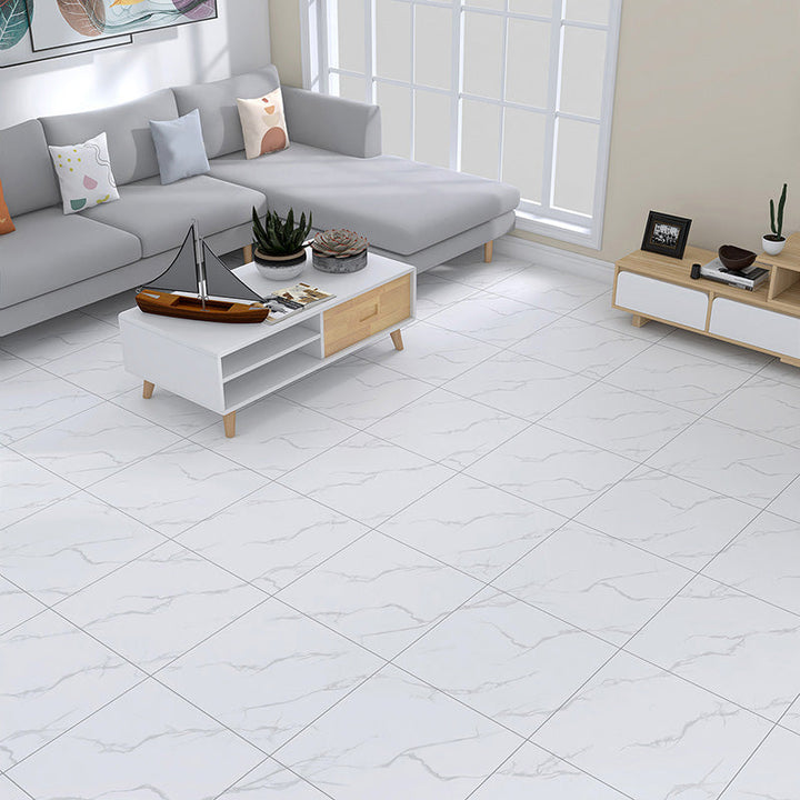 BowLift | Home Indoor Vinyl Floor Spiral Marble Print Square PVC Vinyl Floor
