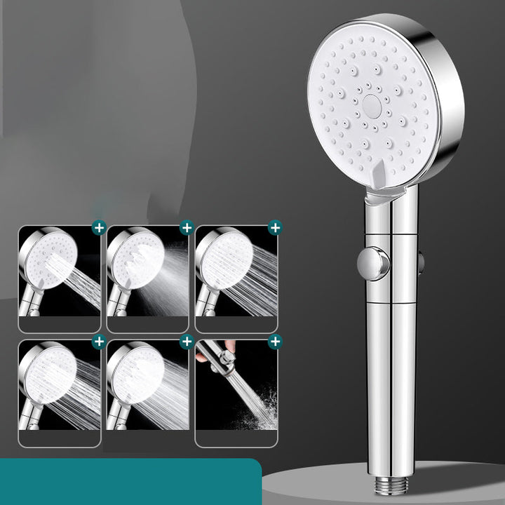 BowLift | Modern Shower Head 6 Settings Adjustable Spray Pattern Handheld Shower Head