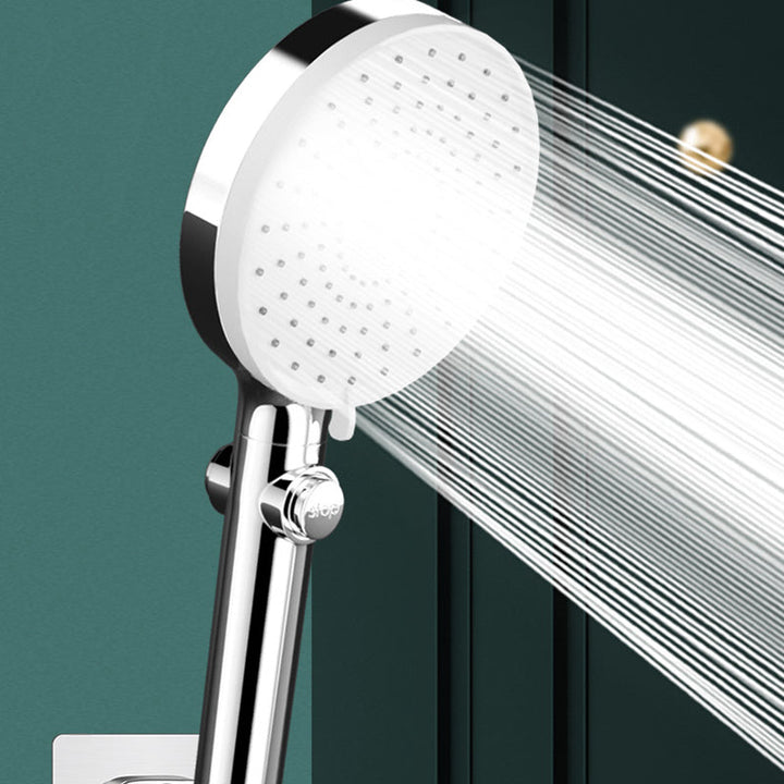 BowLift | Modern Shower Head Handheld Plastic Round Self-Cleaning Shower Head
