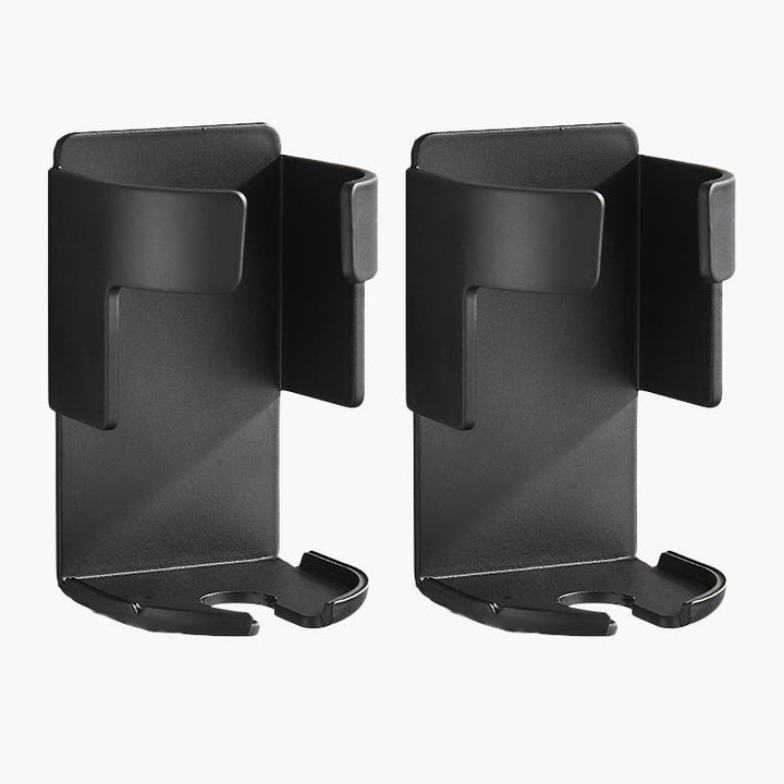 BowLift | Modern Black/White 4-piece Bathroom Accessory Set, Toothbrush Holder