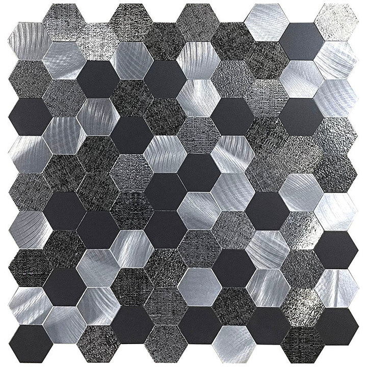 BowLift | Water-repellent Peel & Stick Tile Hexagonal Mosaic for Splash Wall
