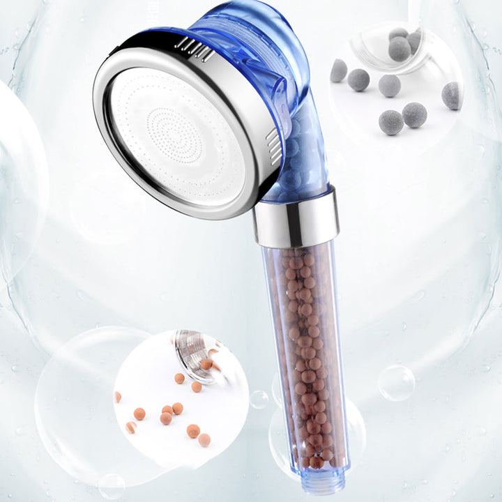 BowLift | Bathroom Showerhead Plastic Water Filtration Round Hand Shower