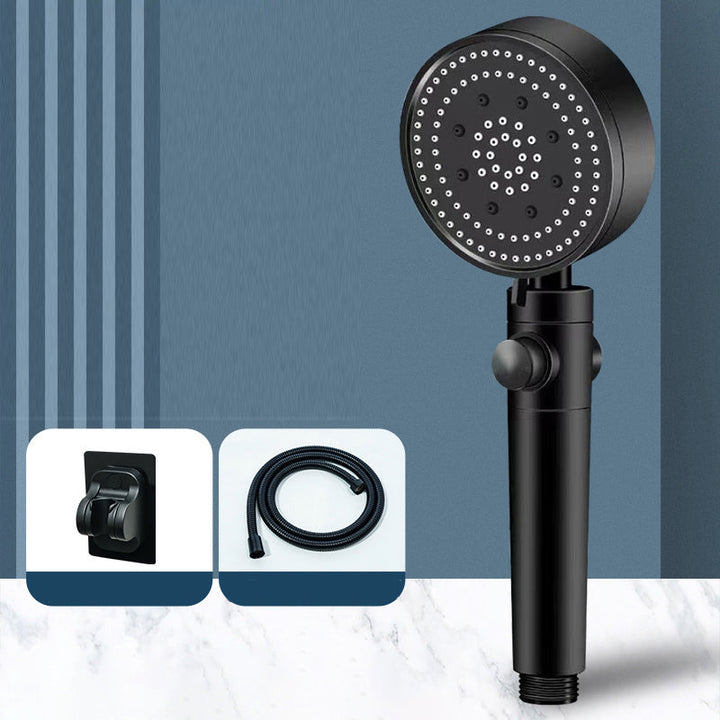 BowLift | Modern Handheld Round Plastic Self-Cleaning Shower Head