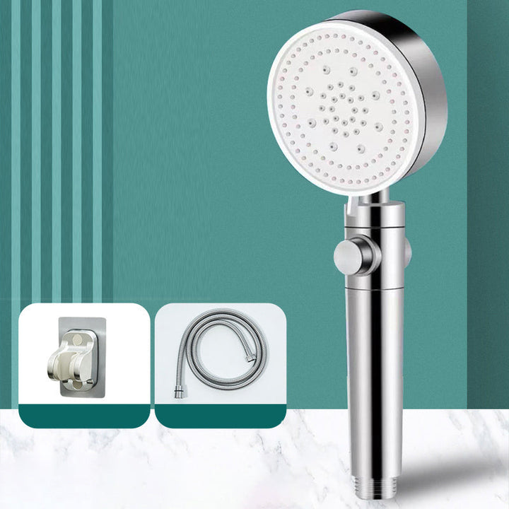 BowLift | Modern Handheld Round Plastic Self-Cleaning Shower Head