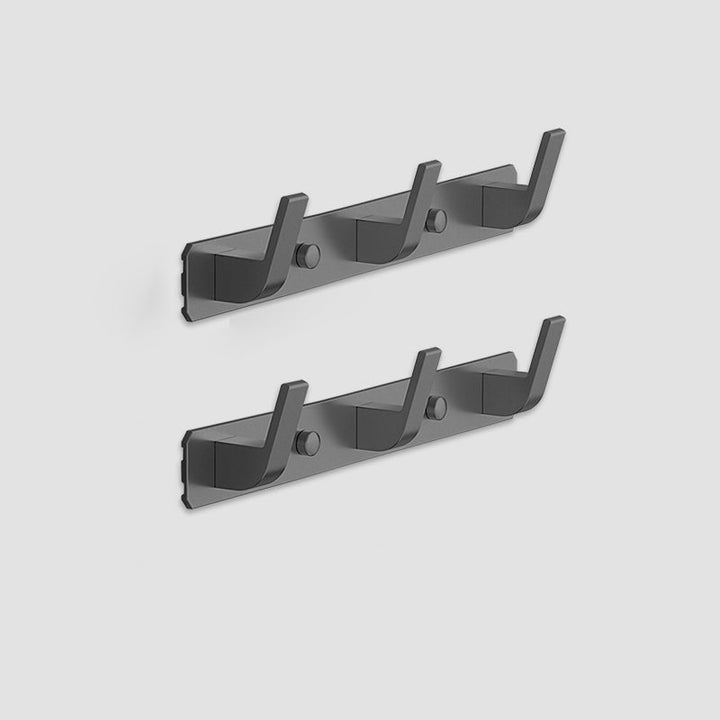 BowLift | Mattes Finish Modern Bathroom Accessories 2 - Piece Bathroom Accessory Set, Bathrobe Hooks