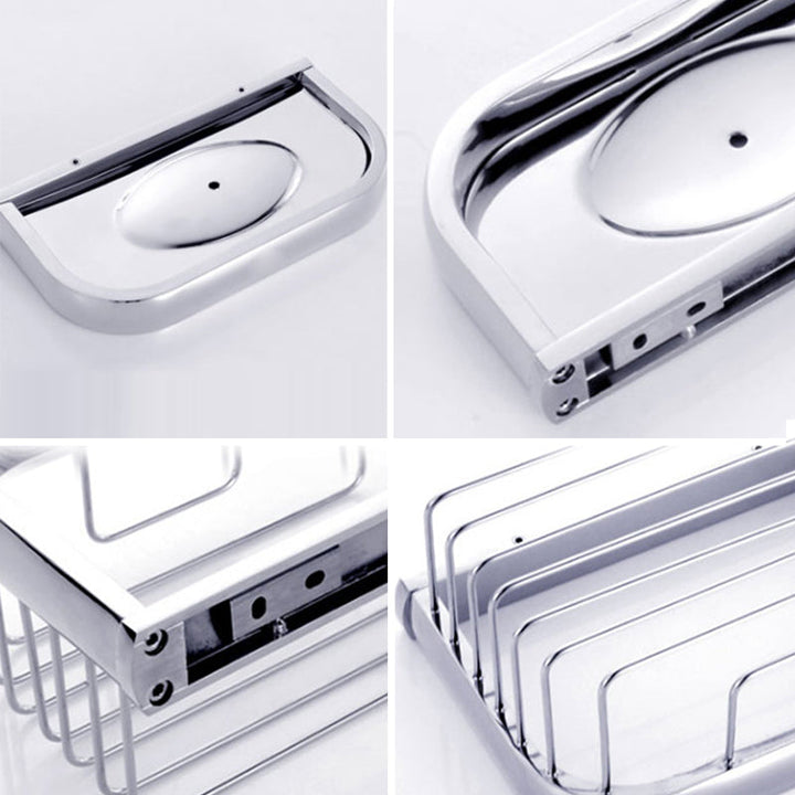 BowLift | Modern Stainless Steel Bathroom Fixtures Set Towel Bar Bathroom Shelf Bathroom Accessory Set