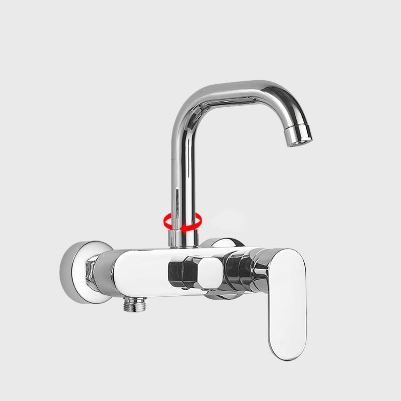 BowLift | Metal Bathtub Faucet Trim Contemporary Lever Handle Bathtub Faucet Trim