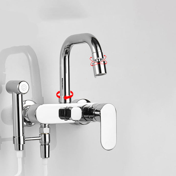 BowLift | Metal Bathtub Faucet Trim Contemporary Lever Handle Bathtub Faucet Trim