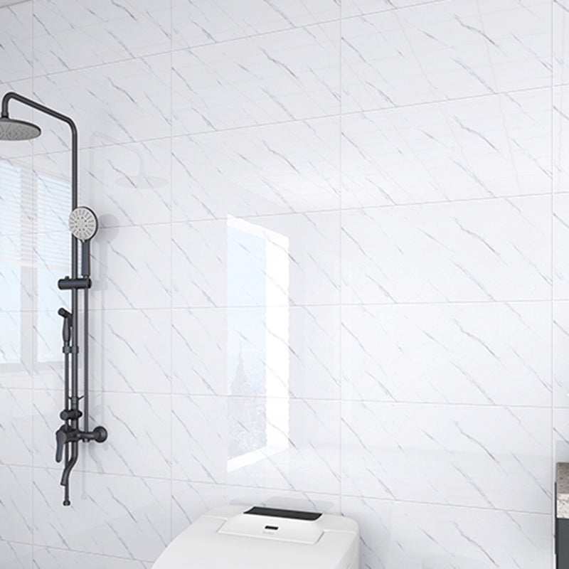 BowLift | PVC Rectangular 3-Pack 12" X 23" Peel & Stick Mosaic Tile Kitchen and Bath Backsplash