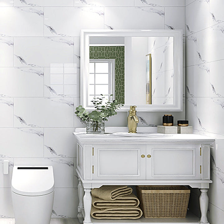 BowLift | PVC Rectangular 3-Pack 12" X 23" Peel & Stick Mosaic Tile Kitchen and Bath Backsplash
