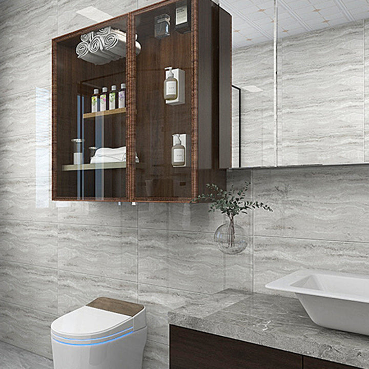 BowLift | PVC Rectangular 3-Pack 12" X 23" Peel & Stick Mosaic Tile Kitchen and Bath Backsplash