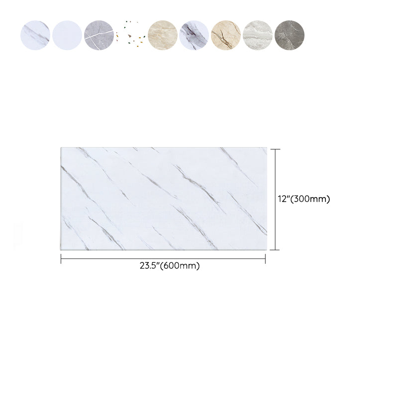 BowLift | PVC Rectangular 3-Pack 12" X 23" Peel & Stick Mosaic Tile Kitchen and Bath Backsplash